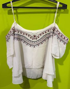 Chic White Off-Shoulder Top