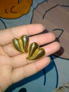 Statement Heart Earrings 💛