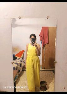Light Green Printed Jumpsuit For Women