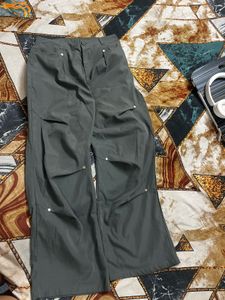 Stylish Grey Wide-Leg Pants