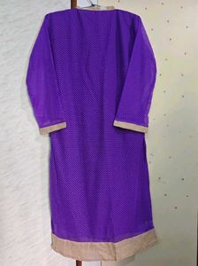 New Purple Textured Kurta 💜