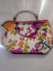Floral Print Handbag