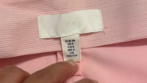 Chic Pastel Pink Trousers