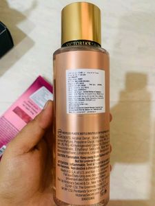 Victoria's Secret Bare Vanilla Fragrance Mist, 8.4 fl Oz/250 ml&amp;Victoria's Secret Pure Seduction Fragrance Perfume Body Lotion