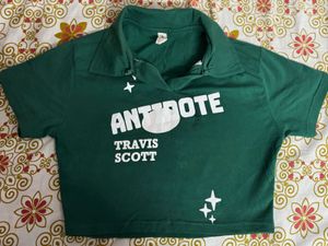 Travis Scott "Antidote" Crop Top
