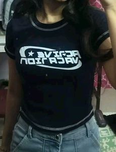 Navy Blue "Active Vacation" T-Shirt