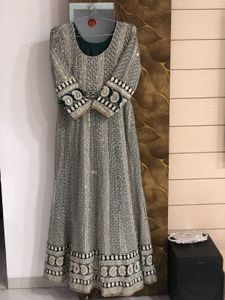 Exquisite Sequin Embroidered Anarkali Dress