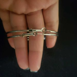 silver big hoops