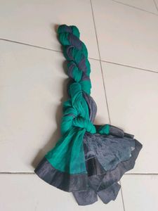 Beautiful Green and Grey Dupatta