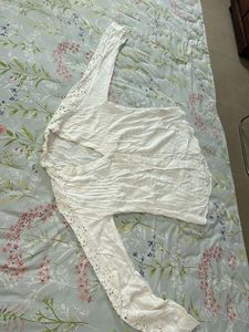 White cut out Shirt