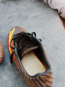 Spectra Football Cleats - Orange/Yellow used many