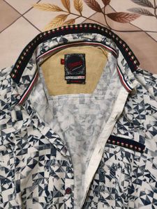 Stylish Geometric Print Men's Shirt