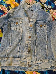 Stylish Washed Denim Jacket