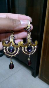 Heavy earrings