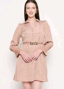 Madame dress with tag and belt
