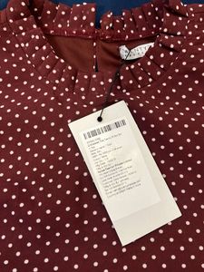Chic Polka Dot Sheer Blouse