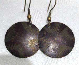 Bohemian Black Stone Chandelier Earrings with free