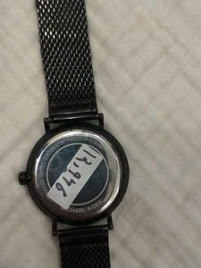 Michael Kors Black Mesh Watch