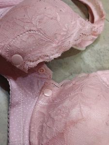 Pink Lace Bra