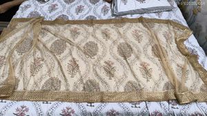 Embellished Net Dupatta for lahenga