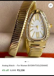golden snake Watch