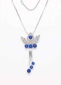 Sparkling Pendant Necklace &amp; Earring Set