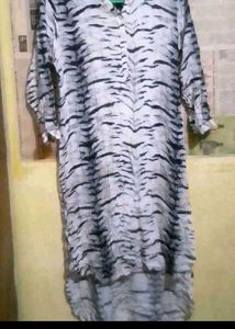 Tiger Print Kurta