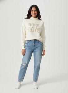Cream "More Love" Sweatshirt