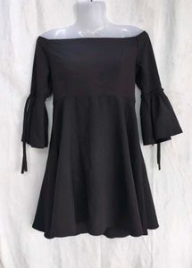 32167. Black cute dress
