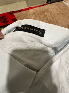Louis Philippe White Formal Shirt New