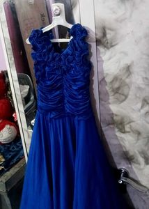 Stunning Royal Blue Ruched Dress