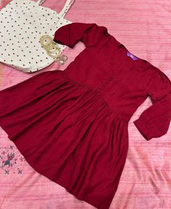 Elegant Red Kurta