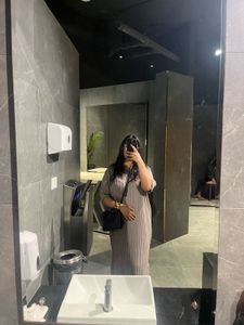 Ribbed Polo Neck dress