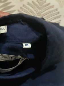 Aerocrombie and Fitch Blue Men's Shirt
