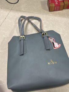 Stylish Grey KISH Handbag