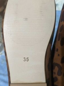 Leopard Print Mary Jane Flats