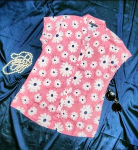 Pink Shirt Printed
