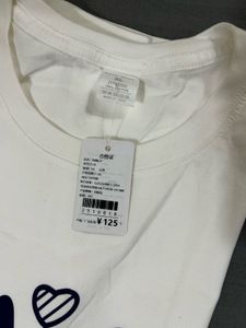 White 'Smile' Graphic T-Shirt