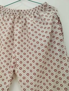 Dusty Rose🌸 Printed Kurta with pant