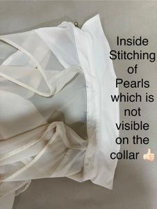 Chic Pearl Studded Collar Sleeveless Top