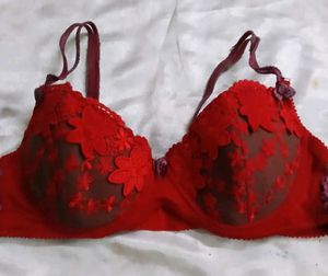 Red Lace Bra