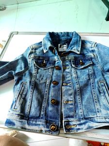 Blue Denim Jacket for baby girl