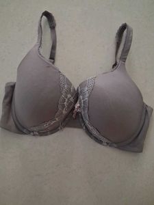 34DD Lace Trim Padded Bra