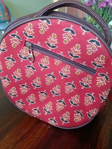 Round Sling Bag with Tassels