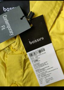 Bossini Yellow Casual Shirt