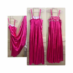 Beautiful vintage pink barbie Gown