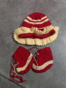 Woolen Set For 0-4 Months Baby