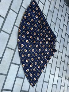 Designer Navy Blue Ethnic Skirt with blaus