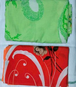 Authentic Bombay Dyeing Polyester Sarees-Set of 2