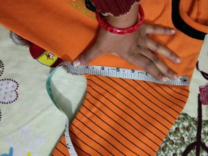 kids orange sweat shirt